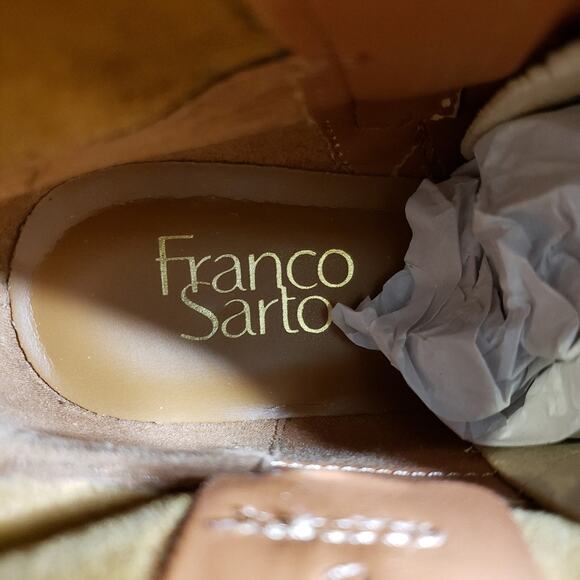 FRANCO SARTO Womens 7 Malina Suede Boot in Whiskey Brown NEW - Picture 9 of 12